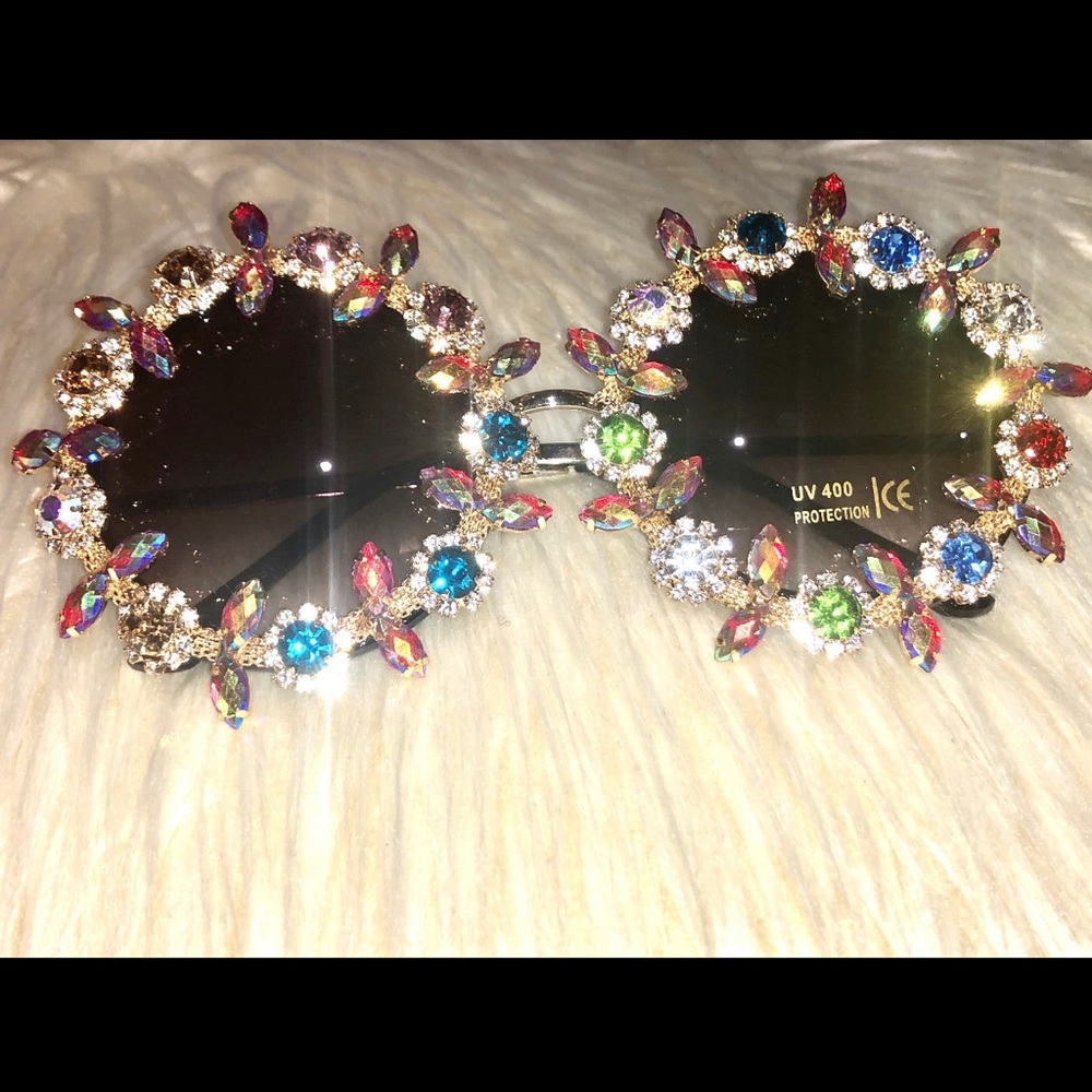 Bling bling rhinestone sunglasses